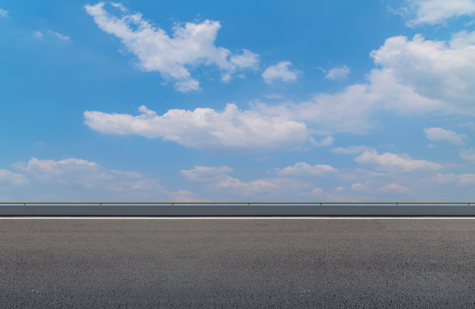 Roads, roads and blue sky